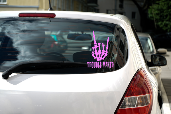 Car Decal/ Trouble Maker